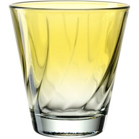Leonardo｜レオナルド タンブラー 215ml TWIST イエロー 4P LEONARDO (レオナルド) イエロー 046966