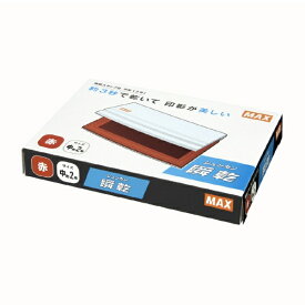 マックス 瞬乾スタンプ台2号 赤 SA-202SE