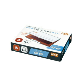 マックス 瞬乾スタンプ台1号 赤 SA-102SE