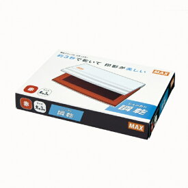 マックス 瞬乾スタンプ台3号 赤 SA-302SE