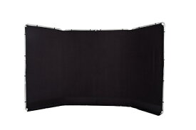 マンフロット｜Manfrotto 折り畳み式パノラマ背景 4m幅×2.3m高ブラック　LLLB7621