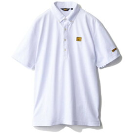 ラウドマウスゴルフ｜Loud Mouth Golf メンズ エンボス半袖シャツ ホワイト 764600 [メンズ /Mサイズ]【返品交換不可】