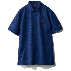 フィラゴルフ｜FILA GOLF メンズ エンボス半袖シャツ ネイビー 764600 [メンズ /Lサイズ]【返品交換不可】