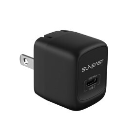 SUNEAST PD対応USB急速充電器 30w USB-Cポート×1/GaN(窒化ガリウム) 採用 ブラック [1ポート］ SE-AC030BN002BKF [1ポート /USB Power Delivery対応 /GaN(窒化ガリウム) 採用]