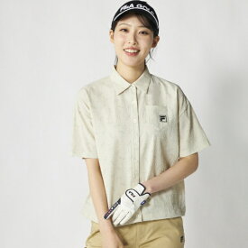 フィラゴルフ｜FILA GOLF レディース 半袖シャツ ライトベージュ 756667 [レディース /LLサイズ]【返品交換不可】