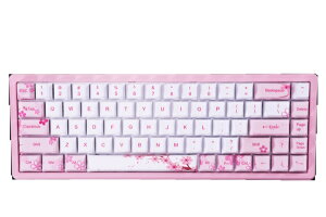 Everglide�b�G�o�[�O���C�h �Q�[�~���O�L�[�{�[�h(���s�b�h�g���K�[�Ή�) AE68 Pro �A���~�P�[�X(�p��z��) Sakura EV-AE68A-WH-SAKURA [�L��]