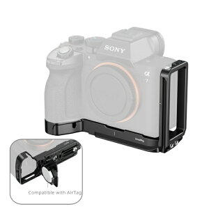 SmallRig�b�X���[�����O 6034 Sony A7 V / A7R V / A7 IV / A7S III / A1 / A7R IV�pL���^�}�E���g�v���[�g�i�G�A�^�O�X���b�g�t���j SmallRig SR6034