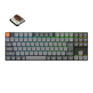 Keychron�b�L�[�N���� �L�[�{�[�h K1 Max RGB���C�g(����) K1M-H3V-JIS [�L���E���C�����X /Bluetooth�EUSB]