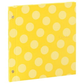 セキセイ｜SEKISEI ドット柄アルバム　フリー台紙10枚 HARPER HOUSE(ハーパーハウス) イエロー XP-4310-50[XP4310]