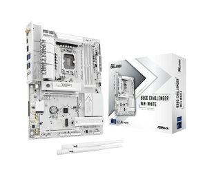 ASROCK�b�A�X���b�N �}�U�[�{�[�h(LGA1851) �z���C�g B860 Challenger WiFi White [ATX]