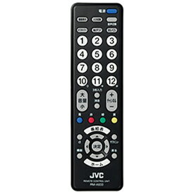 JVC｜ジェイブイシー テレビ用リモコン ブラックホワイト IRM-A533-BW [単3電池×2本(別売)][RMA533BW]