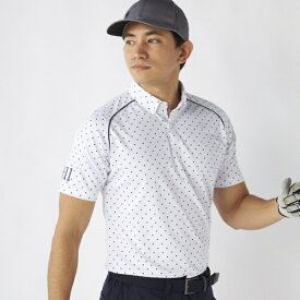 フィラゴルフ｜FILA GOLF メンズ 柄半袖シャツ ホワイト 746642 [メンズ /LLサイズ]【返品交換不可】