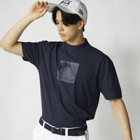 フィラゴルフ｜FILA GOLF メンズ 半袖シャツ ネイビー 746652 [メンズ /Mサイズ]【返品交換不可】
