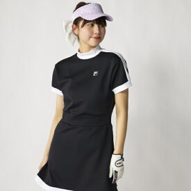 フィラゴルフ｜FILA GOLF レディース モックネックワンピース ブラック 756460 [レディース /Lサイズ]【返品交換不可】