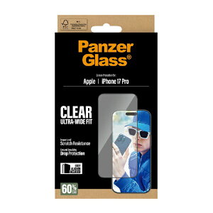 PanzerGlass�b�p���U�O���X iPhone 17 Pro PanzerGlass Screen Protector UWF ����t�� PG99748
