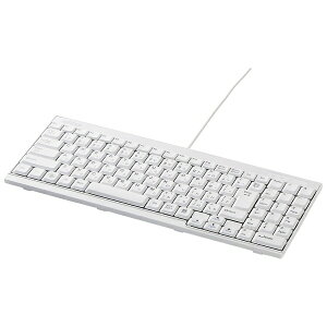 BUFFALO�b�o�b�t�@���[ �L�[�{�[�h �z���C�g BSKBU14WH [USB /�L��]�yrb_ keyboard_cpn�z