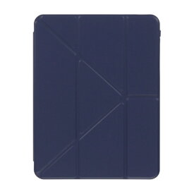 OWLTECH｜オウルテック 11インチ iPad（A16）、10.9インチ iPad（第10世代）用 3WAYスタンド付き 耐衝撃iPadケース ネイビー OWL-CVIT11001-NV