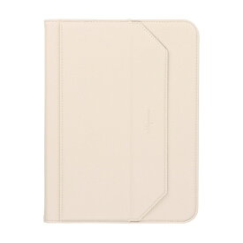 OWLTECH｜オウルテック 11インチ iPad（A16）、10.9インチ iPad（第10世代）用 シュリンクレザー iPadケース サンドベージュ OWL-CVIT110MIN01-BE