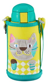 【エントリーで最大2万ポイント当たる｜4/23まで】 タイガー｜TIGER ステンレスボトル [600ml/2WAY] コロボックル ネコ MBR-G06GYN