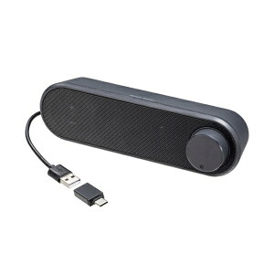�T�����T�v���C�bSANWA SUPPLY MM-SPU25BK PC�X�s�[�J�[ USB-C�{USB-A�ڑ� (Mac/Windows11�Ή�) [USB�d��]