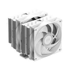 PCCOOLER｜ピーシークーラー CPUクーラー 120mmファンx2 [LGA115X/1200/1700/1851・AM4/AM5] RT620PRO ホワイト RT620PRO-WH