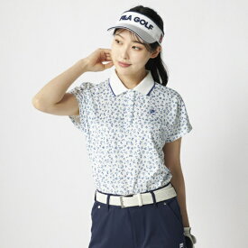 フィラゴルフ｜FILA GOLF レディース 半袖シャツ ホワイト 756644 [レディース /LLサイズ]【返品交換不可】