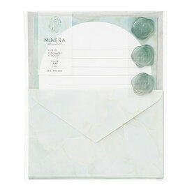 マルアイ｜MARUAI レターセット MINERA ジェイド