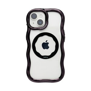 HAMEE�b�n�~�B [iPhone 15/14/13��p]iFace BeBling MagSynq �N���A�P�[�X iFace �u���b�N 41-190160