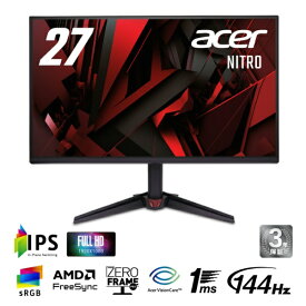 ACER｜エイサー ゲーミングモニター Nitro VG270P6bmipx [27型 /フルHD(1920×1080) /ワイド /144Hz]