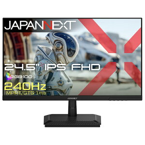 JAPANNEXT�b�W���p���l�N�X�g �Q�[�~���O���j�^�[ JN-IPS245G240F [24.5�^ /�t��HD(1920×1080) /���C�h /240Hz]