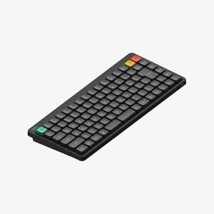 NuPhy�b�j���[�t�B �L�[�{�[�h Node75 - Low-profile(Red nano��) �C���N�O���[ n75ngrj [�L���E���C�����X /Bluetooth�EUSB-A�{USB-C]