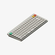 NuPhy｜ニューフィ キーボード Node75 - Low-profile(Blush nano軸) ルナホワイト n75nwuj [有線・ワイヤ…