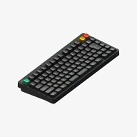 NuPhy｜ニューフィ キーボード Node75 - High-profile(Red Max軸) インクグレー n75mgrj [有線・ワイヤレ…