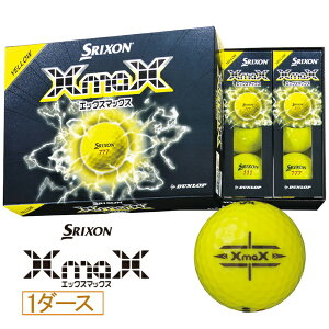 �_�����b�v �X���N�\���bDUNLOP SRIXON �S���t�{�[�� XMAX �G�b�N�X�}�b�N�X �C�G���[ [12���i1�_�[�X�j]�y2026�N4��10�������\��z�������ȍ~�̂��͂�