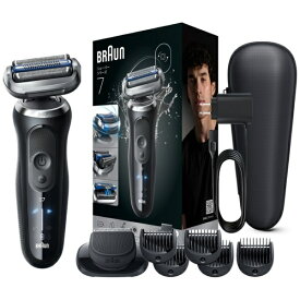 BRAUN｜ブラウン 73-N85010s 電気シェーバー シリーズ7 ブラック [3枚刃 /AC100V-240V]