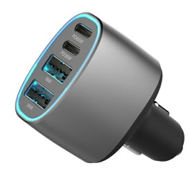 カシムラ シガーチャージャー　DC-120WUSB4ポートC2A2 DC-076