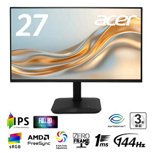 ACER�b�G�C�T�[ PC���j�^�[ KA0 �u���b�N KA270P6bmix [27�^ /�t��HD(1920×1080) /���C�h /144Hz]