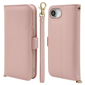 ラスタバナナ｜RastaBanana iPhone 17e / 16e ケース ハンドストラップ 手帳 ライトピンク 9432IP6EBHSLPK