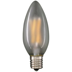 STE｜エス・ティー・イー LED電球 E17 キャンドル球 フィラメント フロスト 電球色 調光器対応 デコライトフィラメントスタンダード LDC3L-E17/F/27/D/2 [シャンデリア電球形 /20W相当 /電球色 /1個 /全方向タイプ]