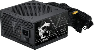 MSI�b�G���G�X�A�C PC�d�� �u���b�N MAG A750BN PCIE5 III [750W /ATX /80PLUS Bronze]