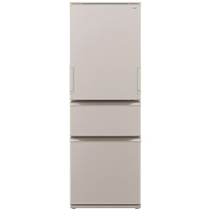 SHARP�b�V���[�v �①�� �}�b�g�x�[�W�� SJ-X374R-N [��60cm /374L /3�h�A /���E�J���^�C�v]�s��{�ݒu�����Z�b�g�t