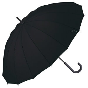 ���[���h�p�[�e�B�[�bWPC. ���P �J�P CS 16K UMBRELLA 16�{�� Wpc. �u���b�N CS02-001-001 [���J���p�P /60cm]