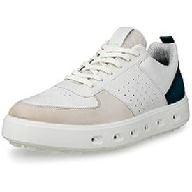 エコー｜ecco ゴルフシューズ STREET720 ストリート・セブントゥエンティ GRAVEL×WHITE×BAY GREEN EG111704 [メンズ /25.5cm]【返品交換不可】