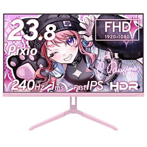 PIXIO�b�s�N�V�I �Q�[�~���O���j�^�[ PX249 Wave �p�X�e���s���N PX249WAVEK-O [23.8�^ /�t��HD(1920×1080) /���C�h /240Hz]