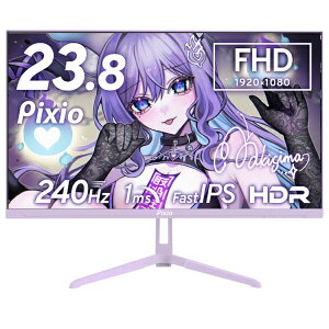 PIXIO�b�s�N�V�I �Q�[�~���O���j�^�[ PX249 Wave �p�X�e���p�[�v�� PX249WAVEPP-O [23.8�^ /�t��HD(1920×1080) /���C�h /240Hz]