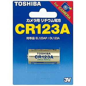 ���ŁbTOSHIBA CR123AG �J�����p���`�E���d�r [1�{]