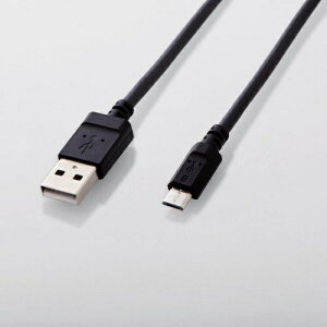 ELECOM�b�G���R�� �mmicro USB�nUSB�P�[�u�� �[�d�E�]�� �i0.7m�E�u���b�N�jMPA-AMBY2U07BK [0.7m][MPAAMBY2U07BK]