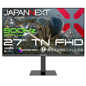 JAPANNEXT�b�W���p���l�N�X�g �Q�[�~���O���j�^�[ JN-T27G300F-HSP [27�^ /�t��HD(1920×1080) /���C�h /300Hz]