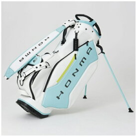 本間ゴルフ｜HONMA GOLF キャディバッグ プロスタンドキャディバッグ ホワイト×ターコイズブルー CB12602 [4分割 /4.5kg]