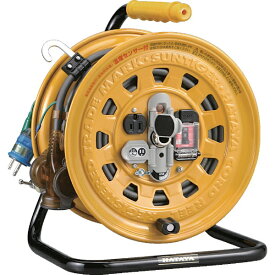 ハタヤリミテッド｜HATAYA 逆配電型ブレーカーリール　単相100Vアース付　27＋6m　GBM130K